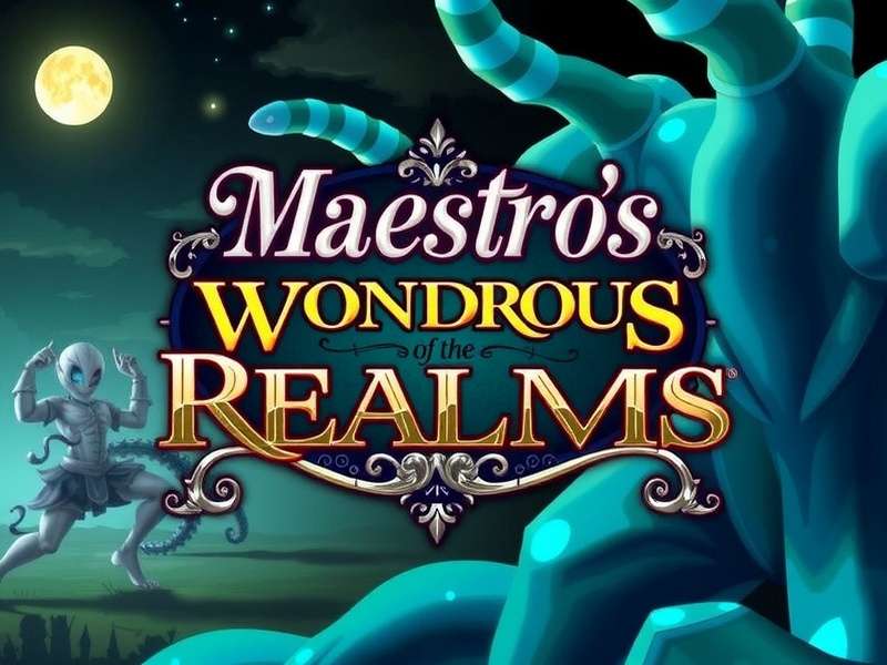 Maestros Wondrous Realms Game Cover - Arjun 'Maestro' Patel standing in Uttarakhand valley with Himalayan mountains in background, traditional Kumaoni attire with mystical elements